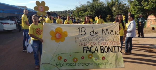  DIA 18 DE MAIO DIA NACIOANAL CONTRA O ABUSO E EXPLORAÇÃO DE CRIANÇAS E ADOLESCENTE.