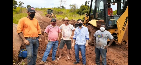 SEMOSP CONTINUA ATENDENDO EMERGÊNCIAS NA ZONA RURAL DE PARECIS/RO