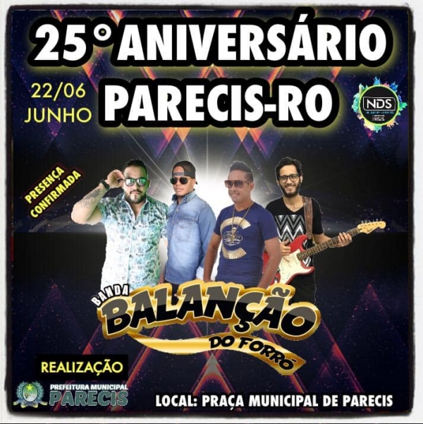 25 ° ANIVERSÁRIO DE PARECIS