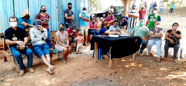 AUDIÊNCIA PÚBLICA PPA. PLANO PLURIANUAL DO MUNICÍPIO. REALIZADA ASSENTAMENTO FLOR DA SELVA EM PARECIS/RO