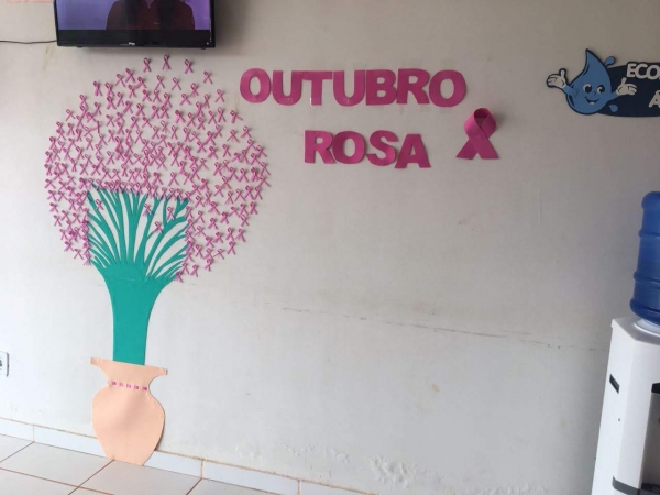 CAMPANHA DE PREVENÇÃO AO CÂNCER DE MAMA: OUTUBRO ROSA