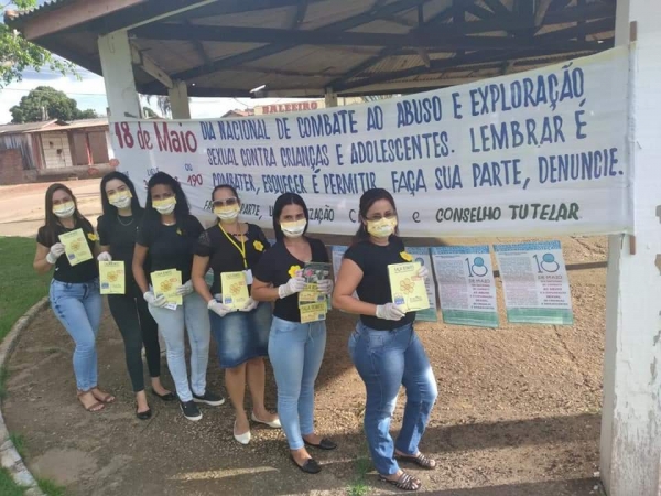 CAMPANHA 18 DE MAIO. FAÇA BONITO. PROTEJA NOSSAS CRIANÇS E ADOLESCENTES. 