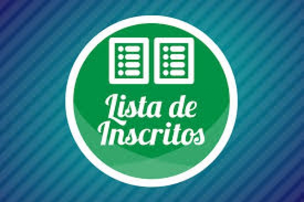 LISTA DE INSCRITOS NO PROCESSO SELETIVO 003 2020